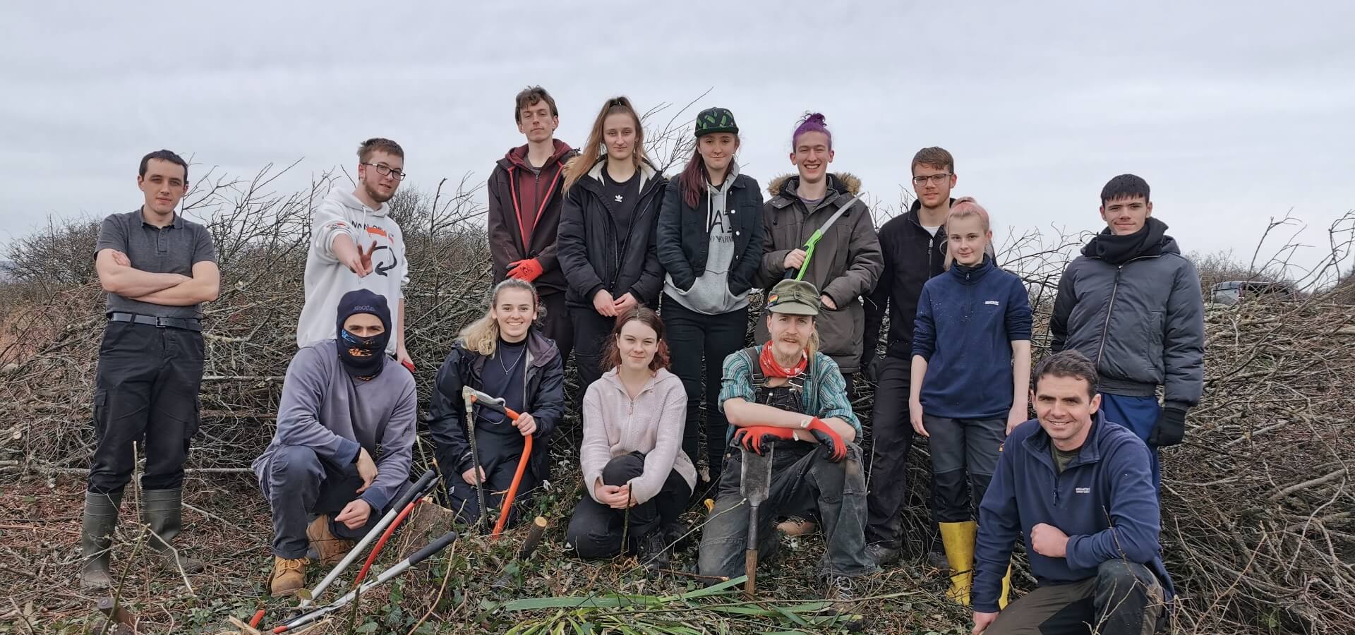Bridgend College volunteer day