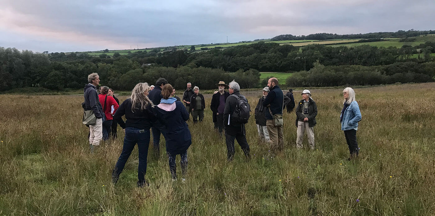 Meadow group meeting at Parc Slip