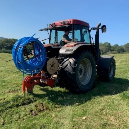 Installing the water and electric - Westdown